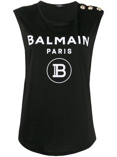 Balmain футболка с логотипом