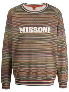 Missoni полосатая толстовка с логотипом