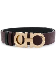 Salvatore Ferragamo двусторонний ремень с пряжкой Gancini