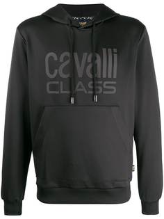 Cavalli Class худи свободного кроя с логотипом