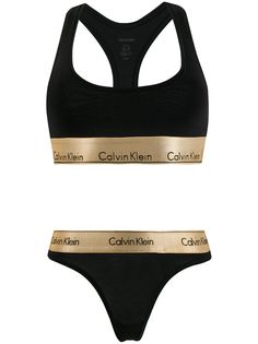 Calvin Klein Underwear бюстгальтер с логотипом и трусы-брифы