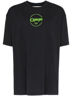 Off-White футболка с логотипом