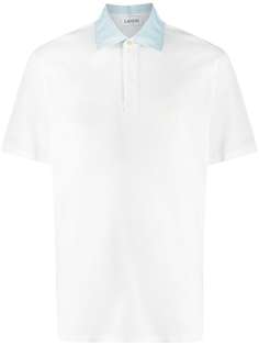 LANVIN полосатая рубашка-поло из ткани пике