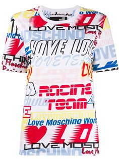 Love Moschino футболка с логотипом