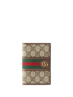 Gucci обложка для паспорта с монограммой