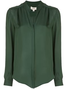LAgence concealed front blouse