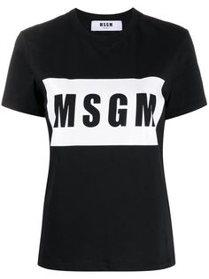 MSGM футболка с логотипом