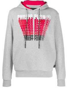Philipp Plein худи с нашивкой-логотипом