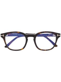 Tom Ford Eyewear солнцезащитные очки в круглой оправе