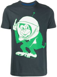 PS Paul Smith футболка с принтом Monkey Astronaut