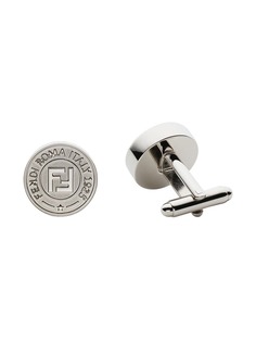 Fendi embossed logo cufflinks