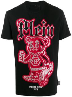 Philipp Plein декорированная футболка