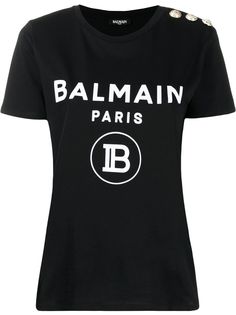 Balmain футболка с логотипом