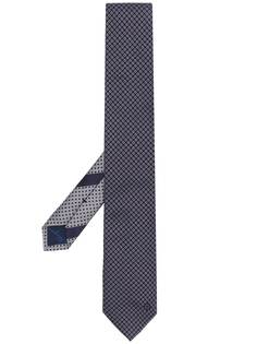 Salvatore Ferragamo жаккардовый галстук в мелкую точку