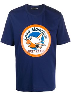 Love Moschino футболка с принтом First Class