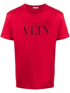 Valentino футболка с логотипом VLTN
