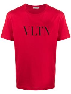 Valentino футболка с логотипом VLTN