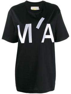 MarquesAlmeida футболка оверсайз с логотипом