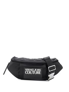 Versace Jeans Couture поясная сумка с контрастным логотипом
