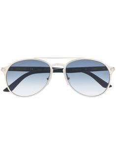 Cartier солнцезащитные очки-авиаторы Decor