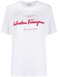Salvatore Ferragamo футболка с логотипом 1927
