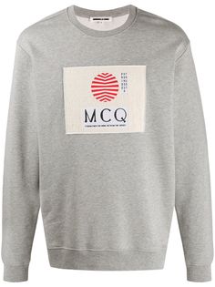 McQ Alexander McQueen толстовка с нашивкой-логотипом