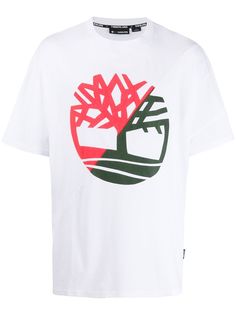 Timberland футболка оверсайз с логотипом