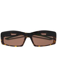 Balenciaga Eyewear солнцезащитные очки в прямоугольной оправе