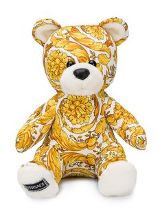 Young Versace мягкая игрушка в виде медведя с принтом