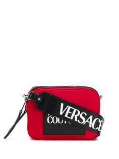 Versace Jeans Couture сумка на плечо с контрастными логотипом
