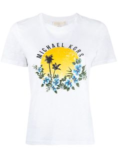 Michael Michael Kors футболка с графичным принтом