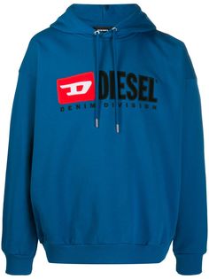 Diesel худи S-Divison с вышитым логотипом