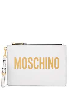 Moschino клатч с логотипом