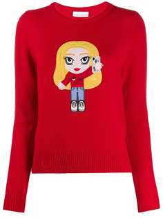 Chiara Ferragni Kids свитер с узором Chiara