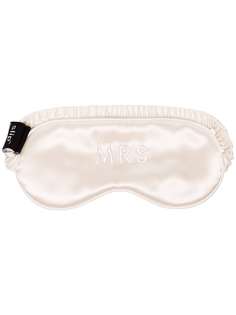 Slip Silk маска для сна Mrs с вышивкой