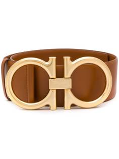 Salvatore Ferragamo ремень с металлическим логотипом