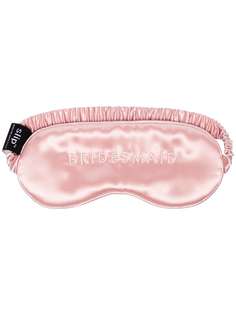 Slip Silk маска для сна Bridesmaid с вышивкой