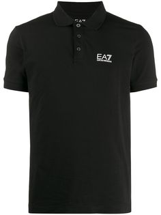 Ea7 Emporio Armani рубашка-поло с логотипом