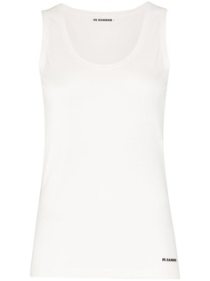 Jil Sander топ с U-образным вырезом
