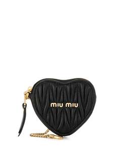 Miu Miu стеганый кошелек для монет