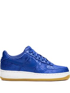 Nike кроссовки Air Force 1 Blue Silk из коллаборации с Clot