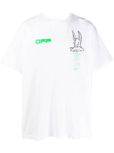 Off-White HARRY THE BUNNY S/S OVER TEE WHITE BRILL