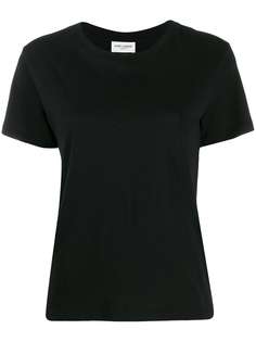 Saint Laurent футболка кроя слим с короткими рукавами