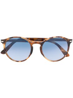 Persol солнцезащитные очки в круглой оправе