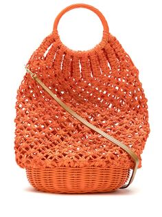 Serpui Bolsa de crochet de palha