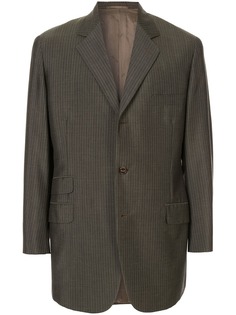 Hermès Pre-Owned пиджак в тонкую полоску