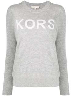 Michael Michael Kors джемпер с круглым вырезом и логотипом