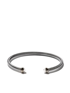 David Yurman браслет-кафф Cable с акцентами из золота