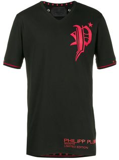 Philipp Plein футболка с V-образным вырезом