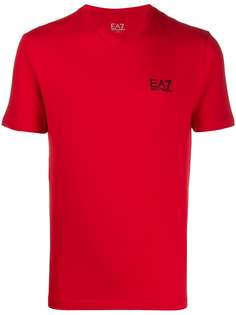 Ea7 Emporio Armani футболка кроя слим с логотипом